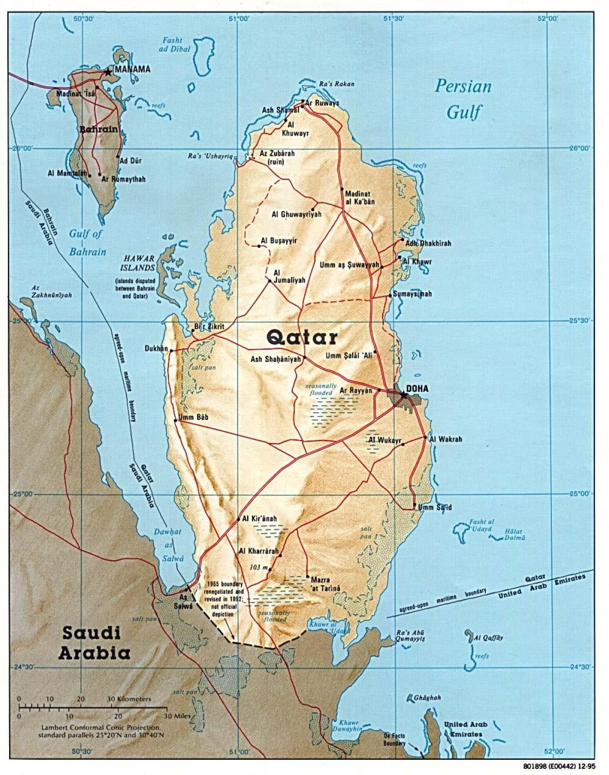 qatar carte complète