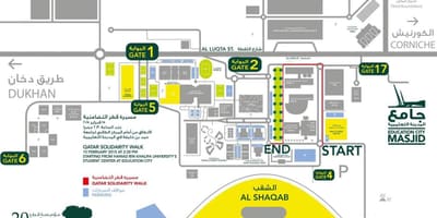 Carte de la qatar foundation