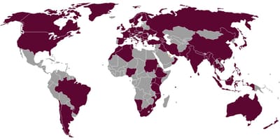 Qatar airlines destinations carte
