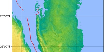 Carte du qatar géographie