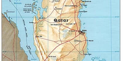 Nouvelle zone industrielle qatar carte